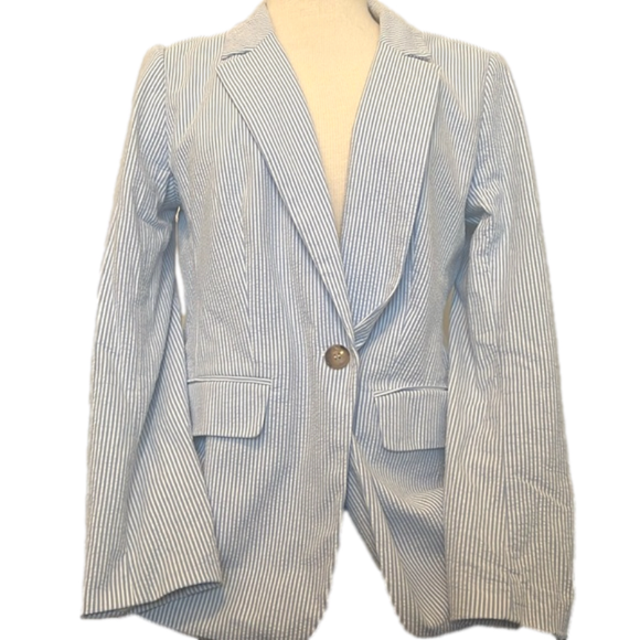 LOFT Jackets & Blazers - Loft Seersucker Blazer